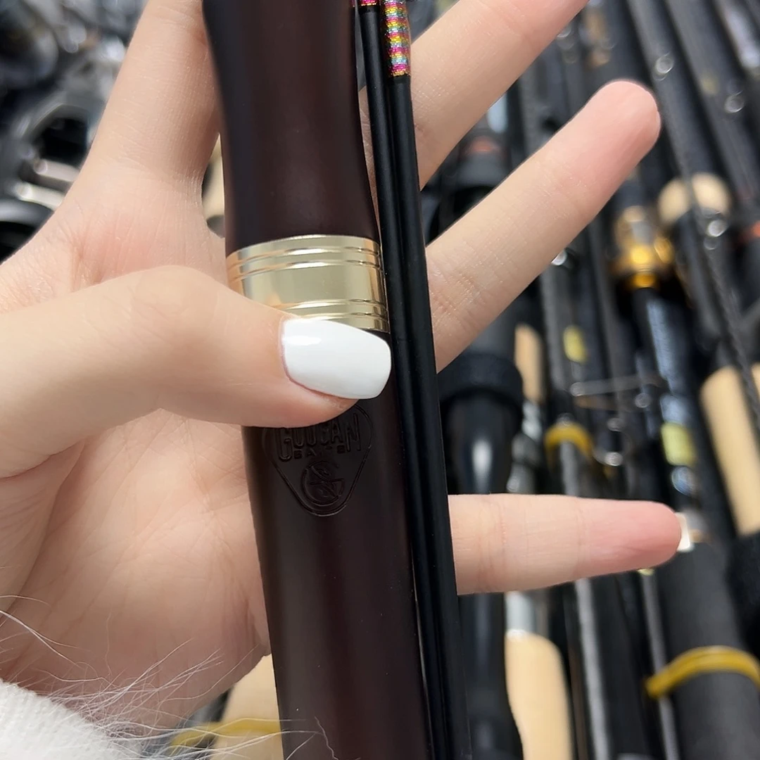 s***n铝合金3.8m直柄路亚竿1234