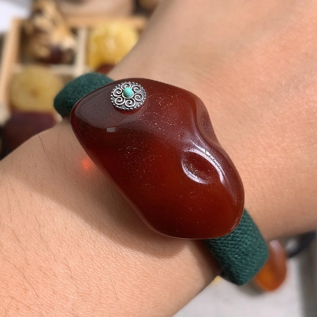 蜜蜡裸石未镶嵌你