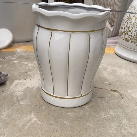 低腰花口白金南瓜中号 口26/33