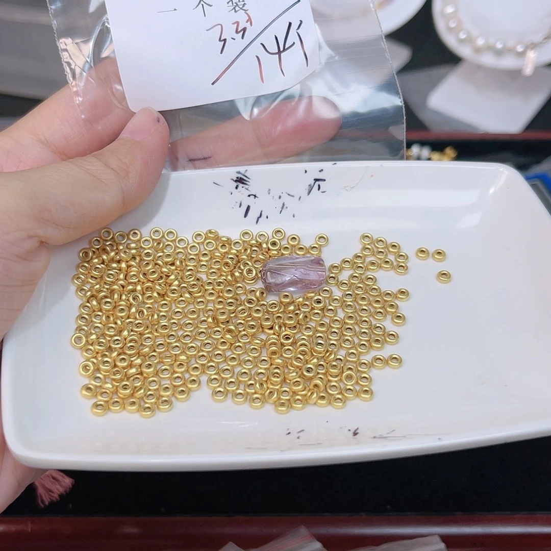 紫晶珠宝半成品银S925镀金镶嵌96