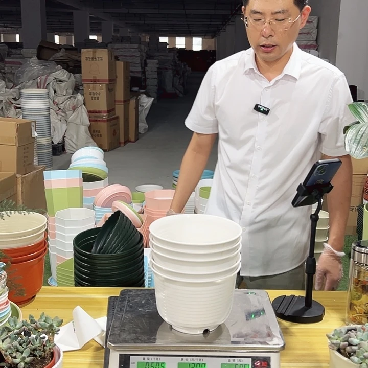 矮陶口18高12白色5个无托