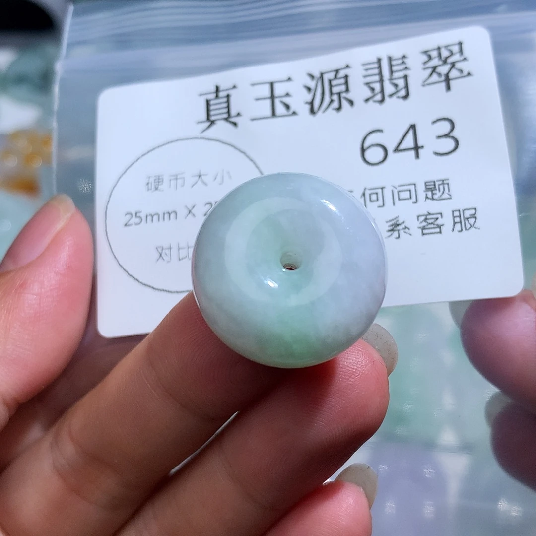 翡翠未镶嵌颈饰643