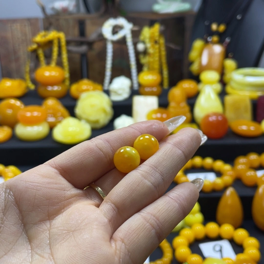 岁***9老腊鸡油深飘花卡12mm单株两颗