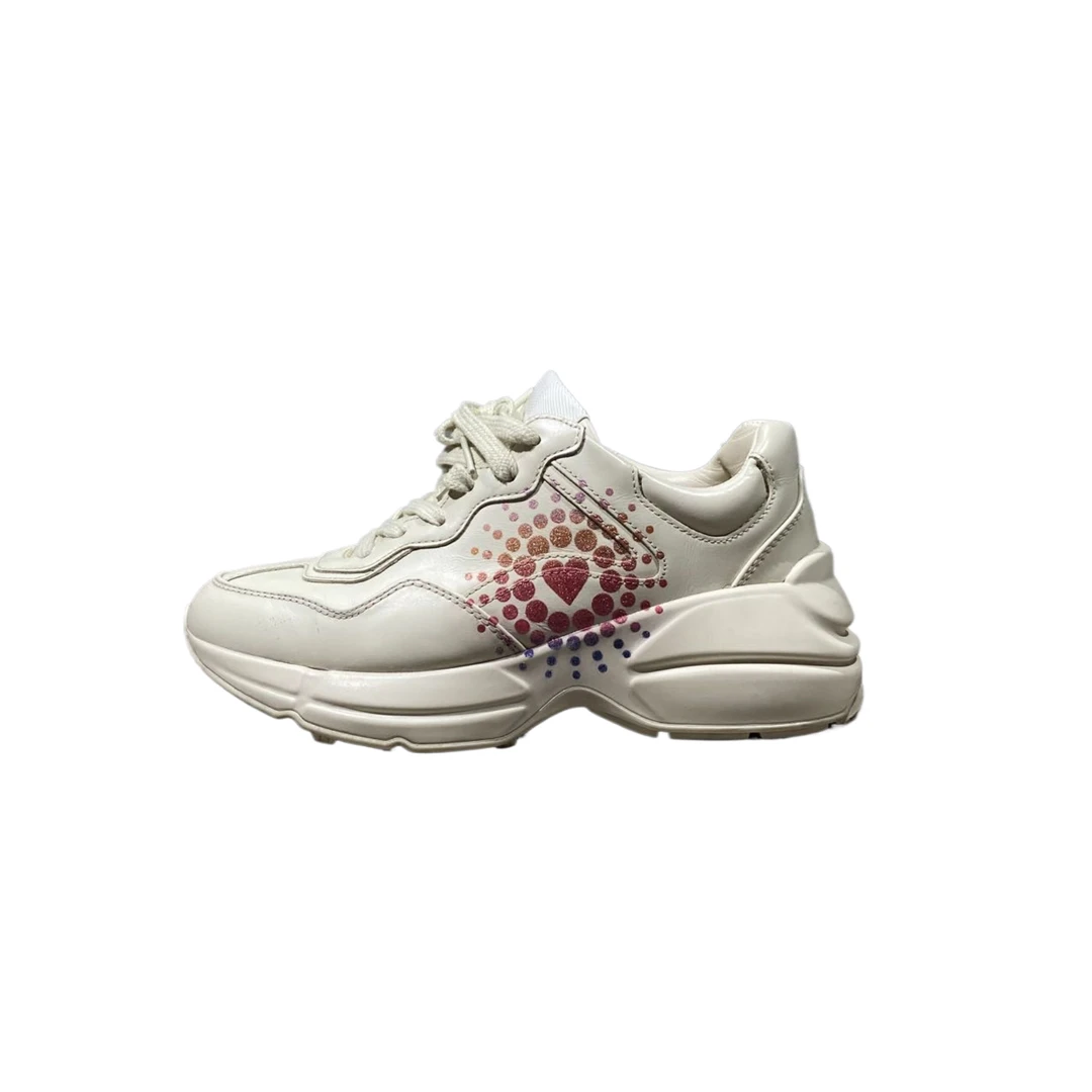 95新 GUCCI/古驰 35码  阳光彩虹老爹鞋 re9186