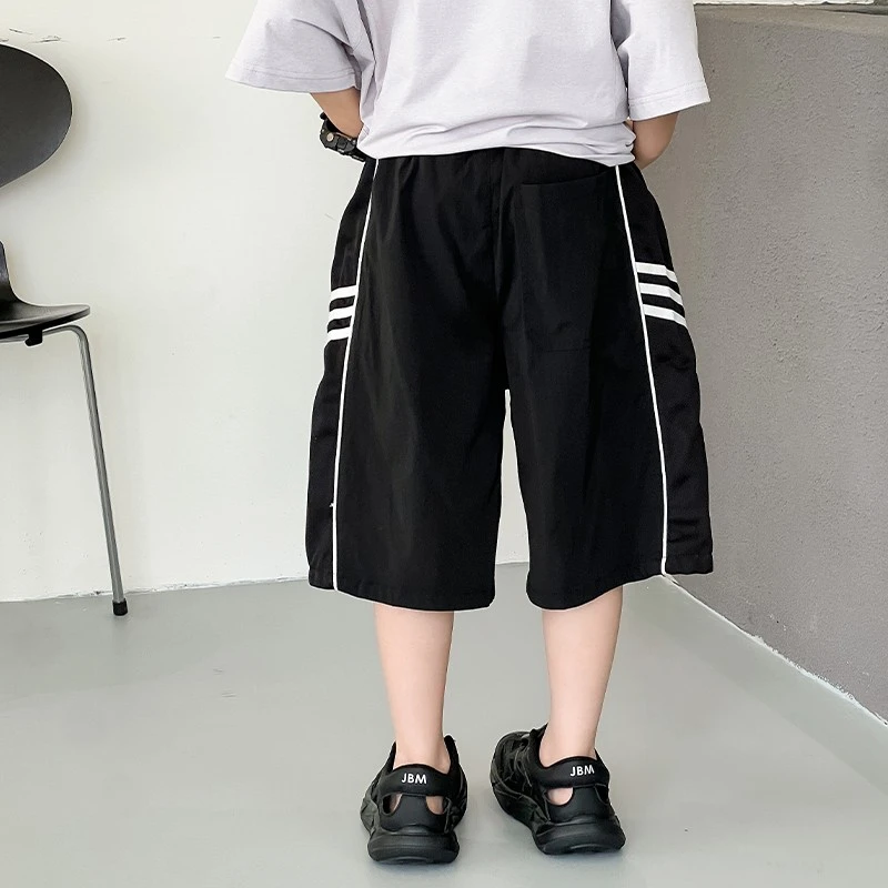 K5591儿童夏季短裤2025男童休闲运动裤中大童沙滩裤速干五分裤薄