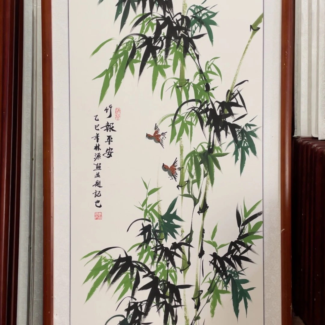 国画带框尺寸63*123厘米