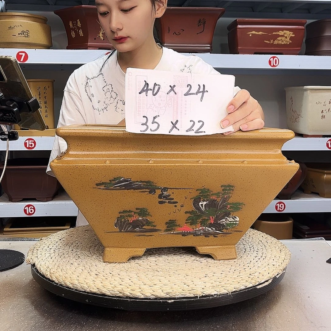 紫砂花盆紫砂花盆