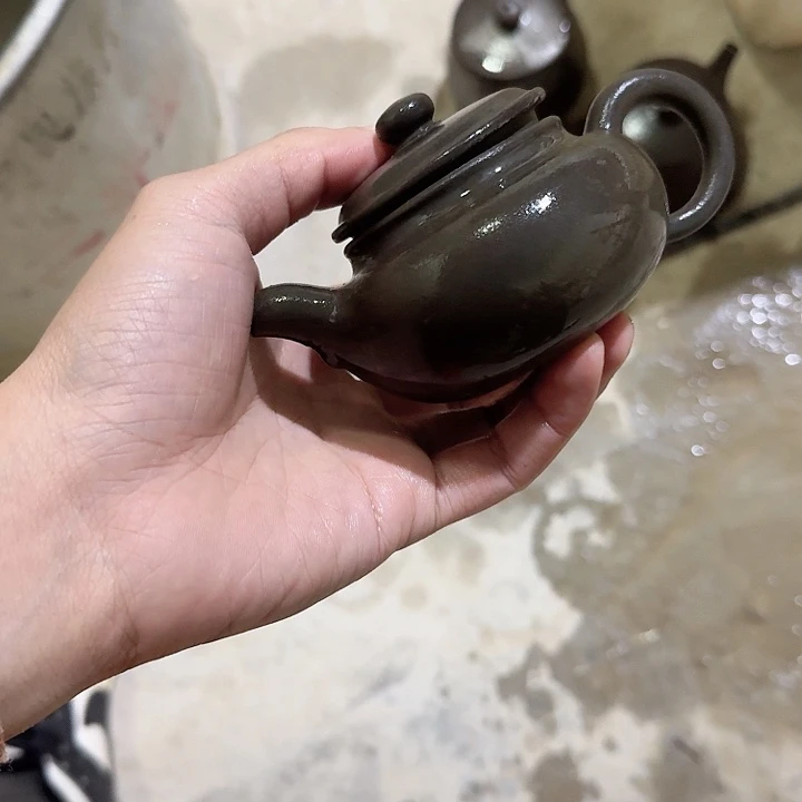 紫砂茶壶l*坭兴陶柴烧