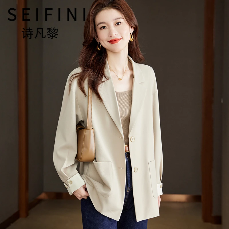 SEIFINI/诗凡黎折扣女装西装外套气质时尚休闲职业通勤韩版上衣潮