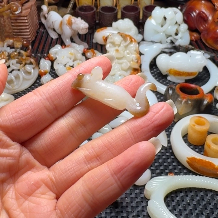 和田玉未镶嵌挂件贵