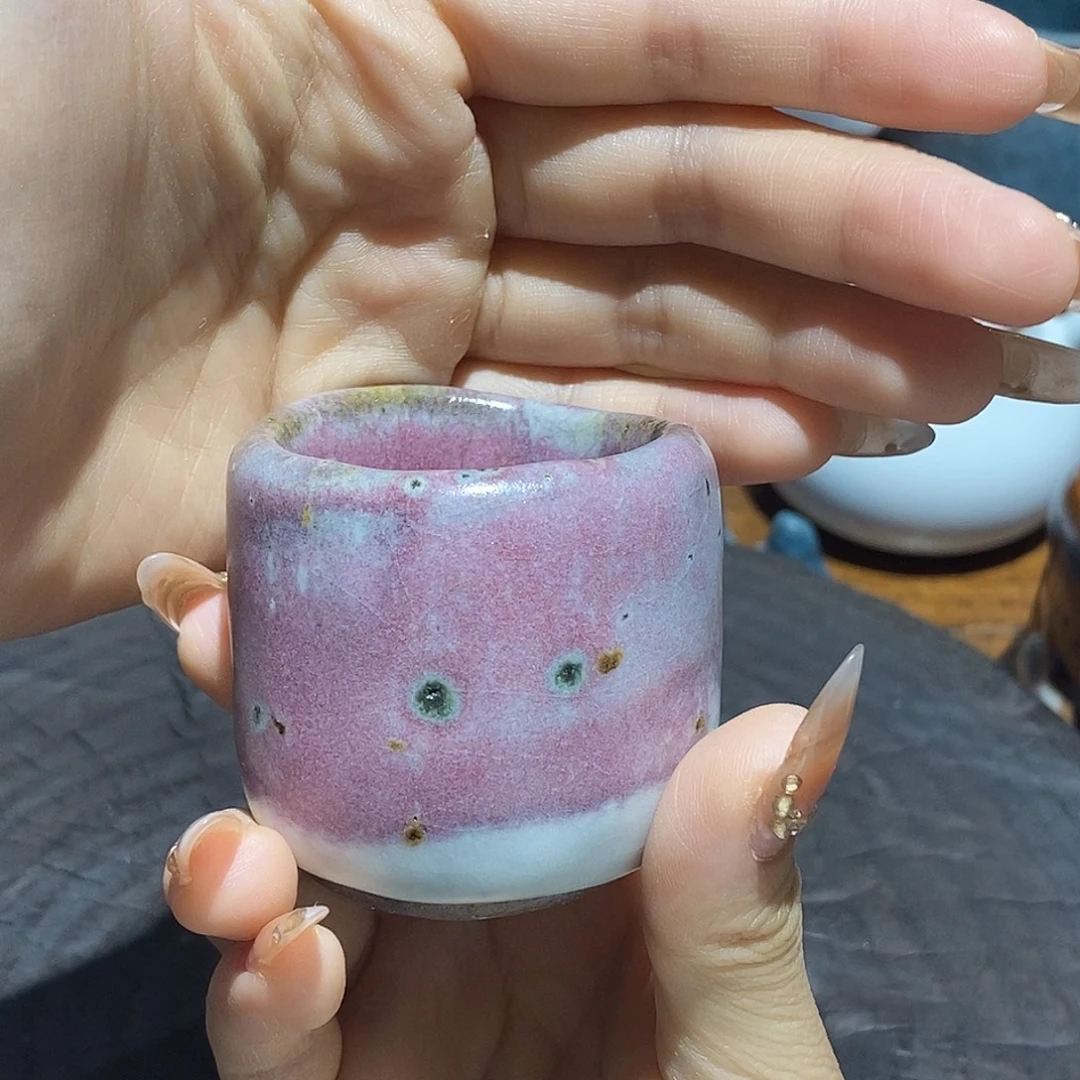 晏如堂手工手捏杯