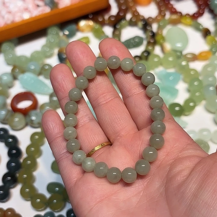 蛇纹石玉未镶嵌手串