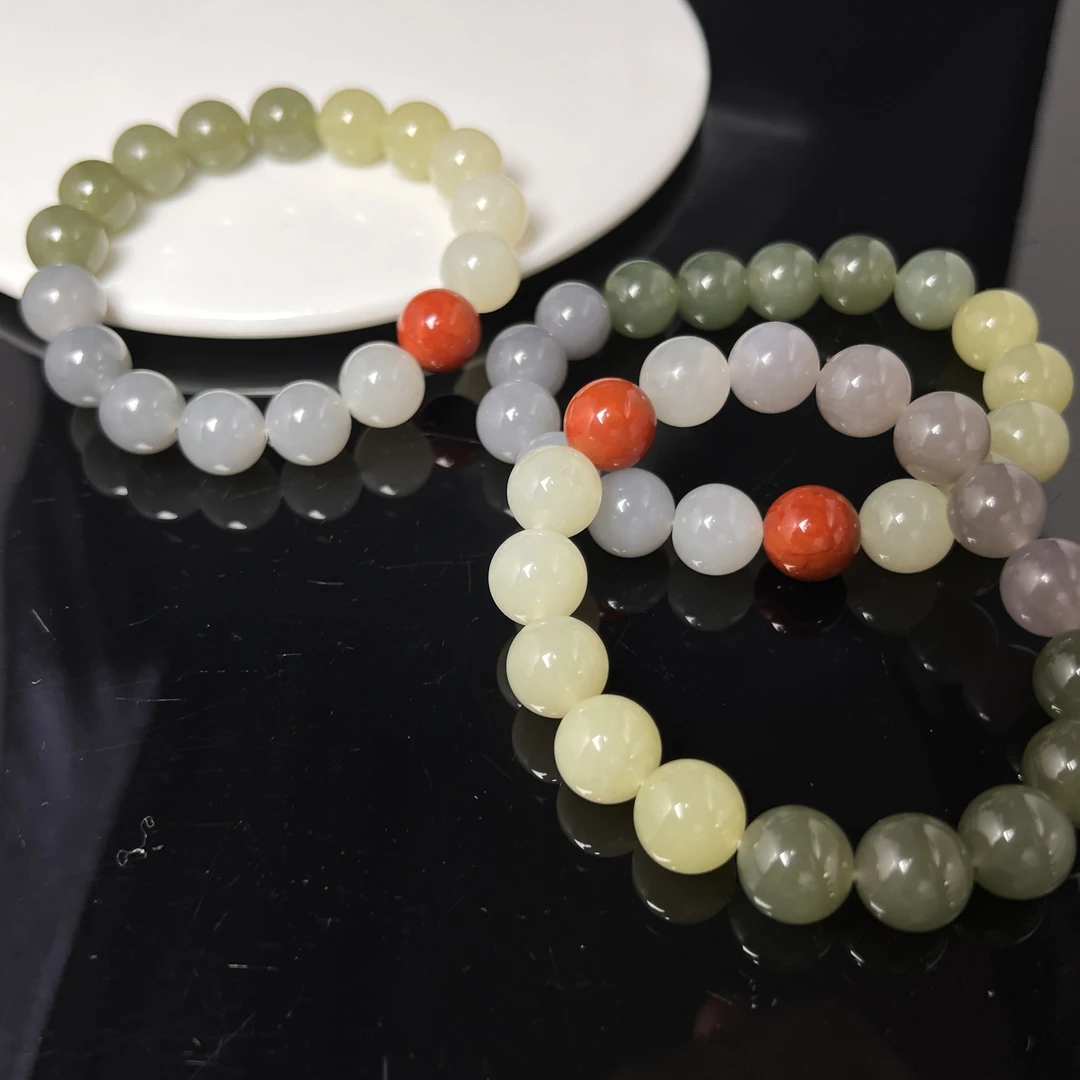 【老郑家】和田玉DIY手串  约12mm（多样性发一件）1777