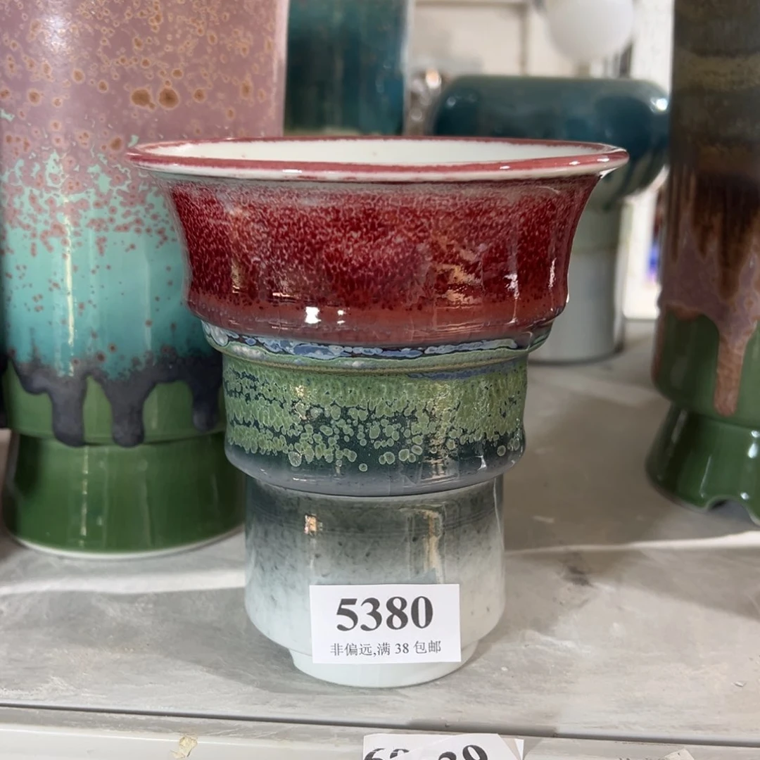 口12高14 口景德镇手工花盆