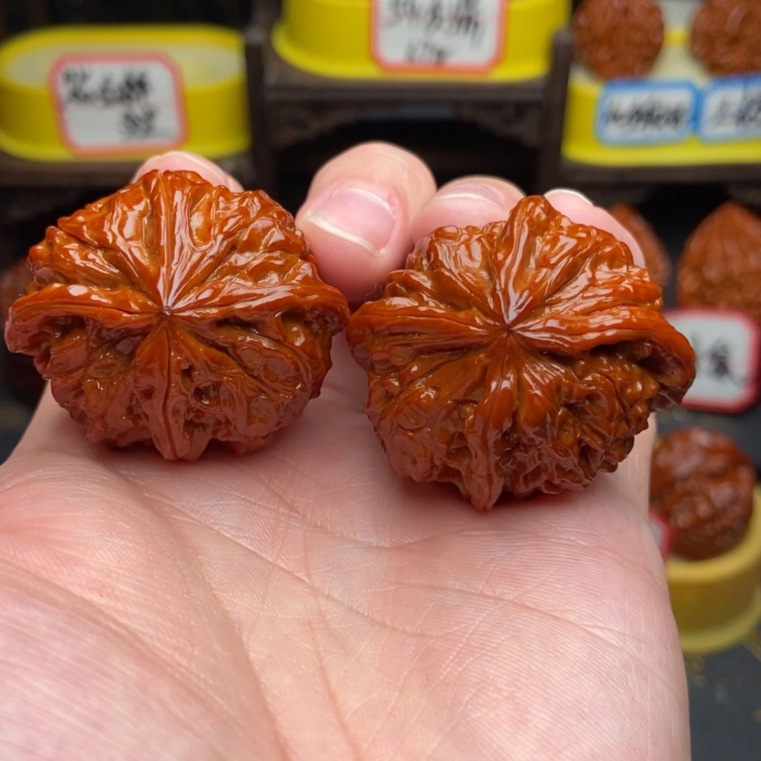 文玩核桃吊坠40龙山四棱飞蛇