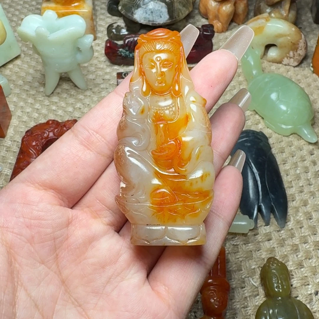 白玉菩提吊坠挂件