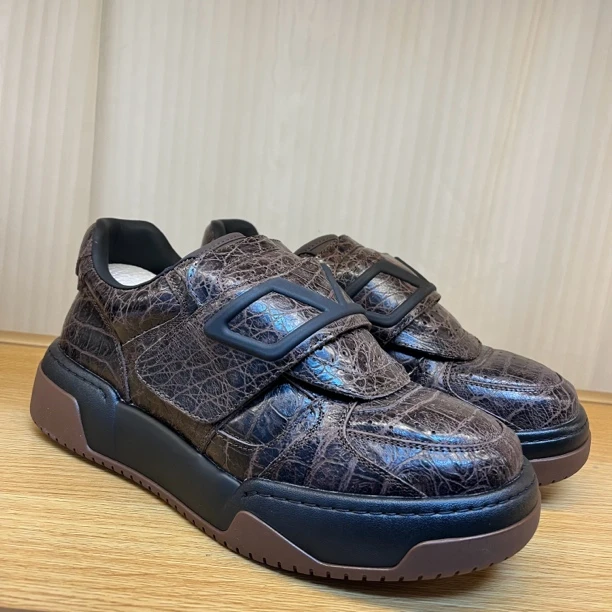 8396-14-深棕-稀有皮-男士休闲鞋