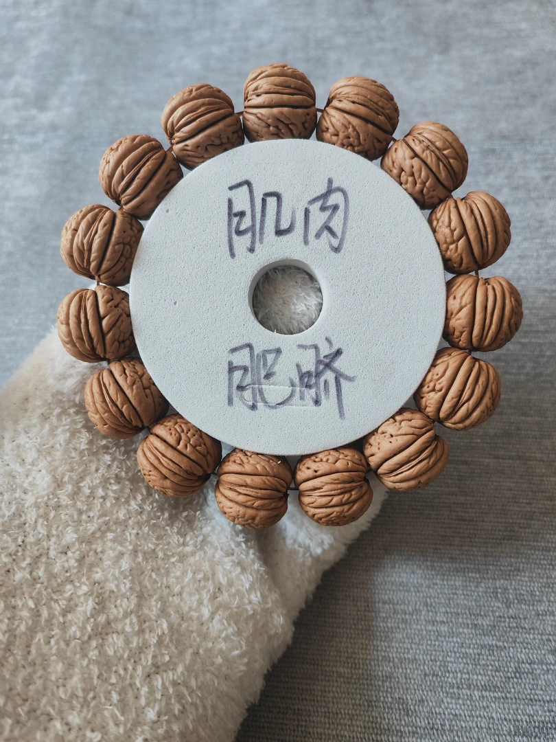 货头肌肉肥脐桃核手串