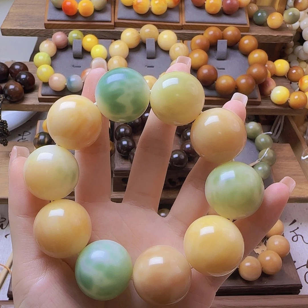 菩提根/象牙果手串兰*丶25