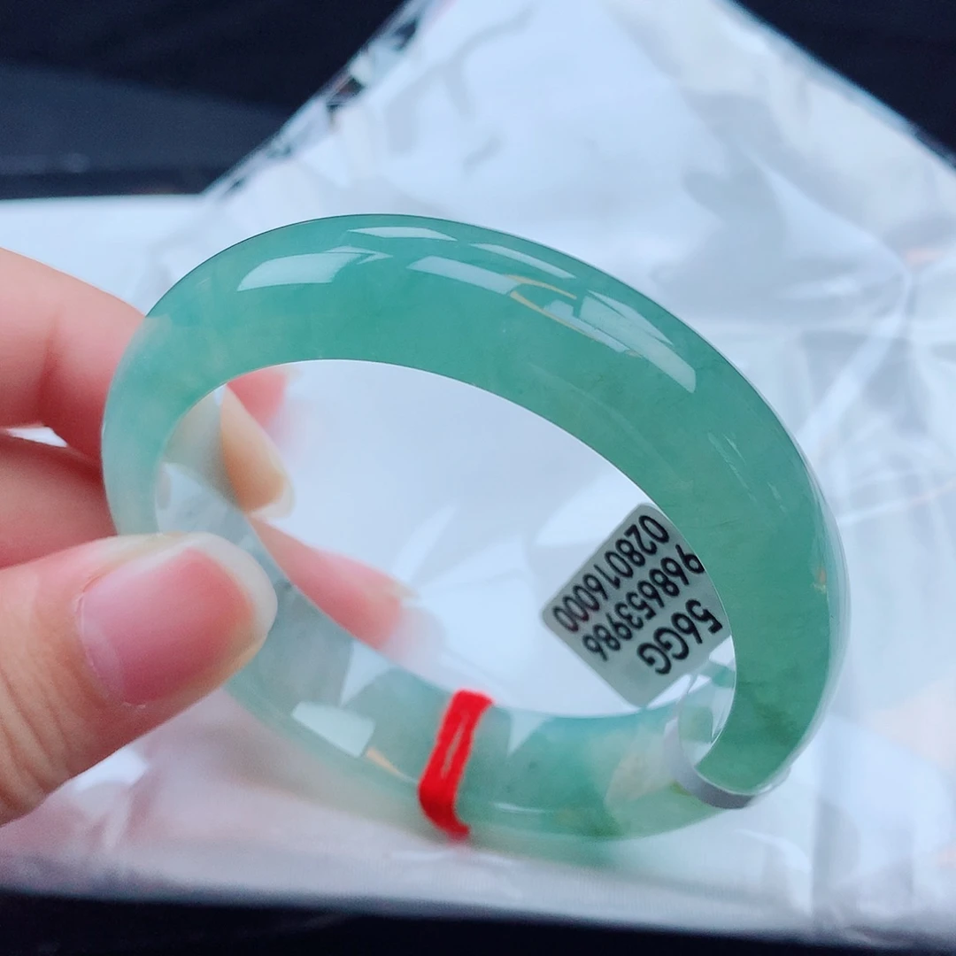 翡翠手镯未镶嵌天然缅甸翡翠A货手镯