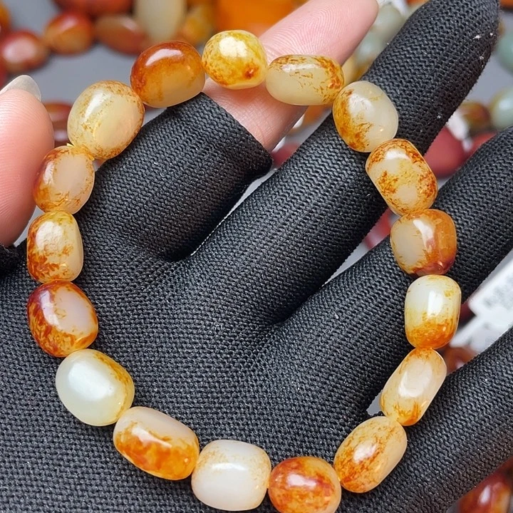 和田玉未镶嵌手链