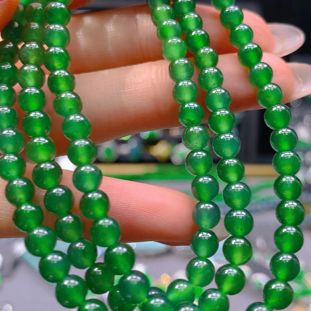 翡翠未镶嵌耳饰天然翡翠