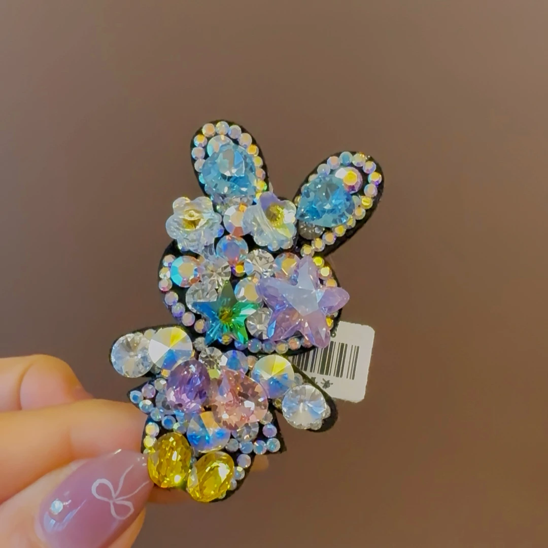 热卖水晶掰掰夹刘海碎发夹