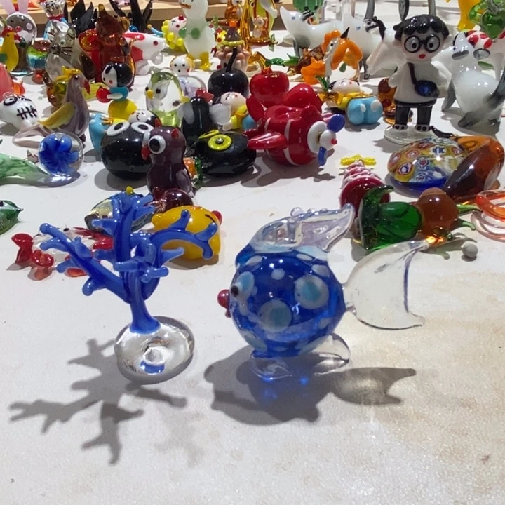 琉璃手工艺品一**行琉璃