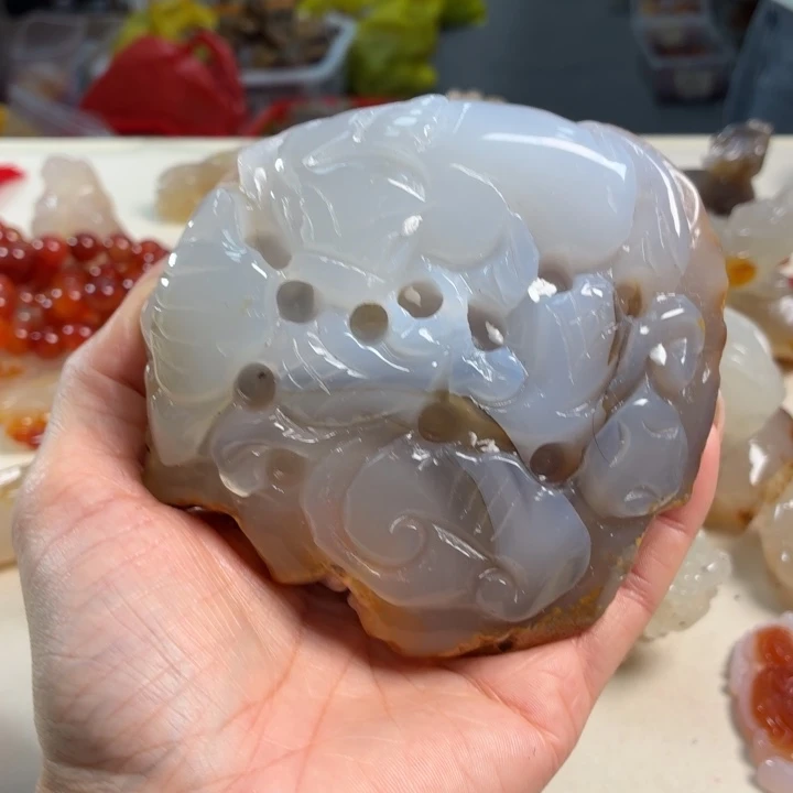 玛瑙/玉髓未镶嵌吊坠(不含链)