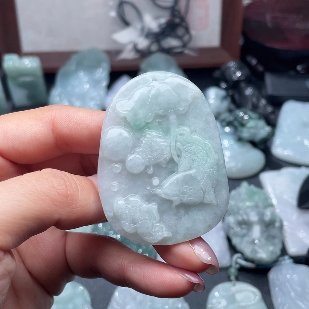 翡翠未镶嵌颈饰翡翠