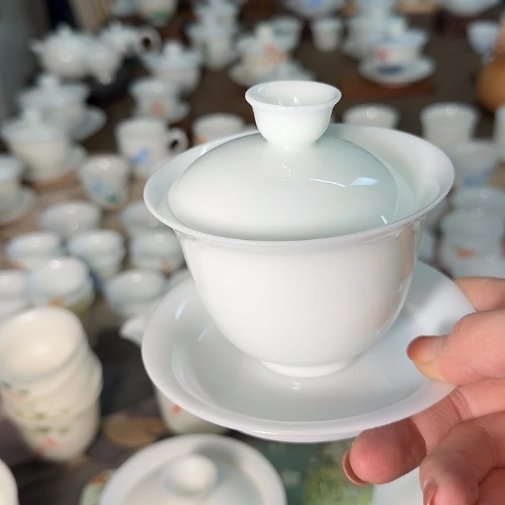 微瑕冰种专场三才盖碗盖下180