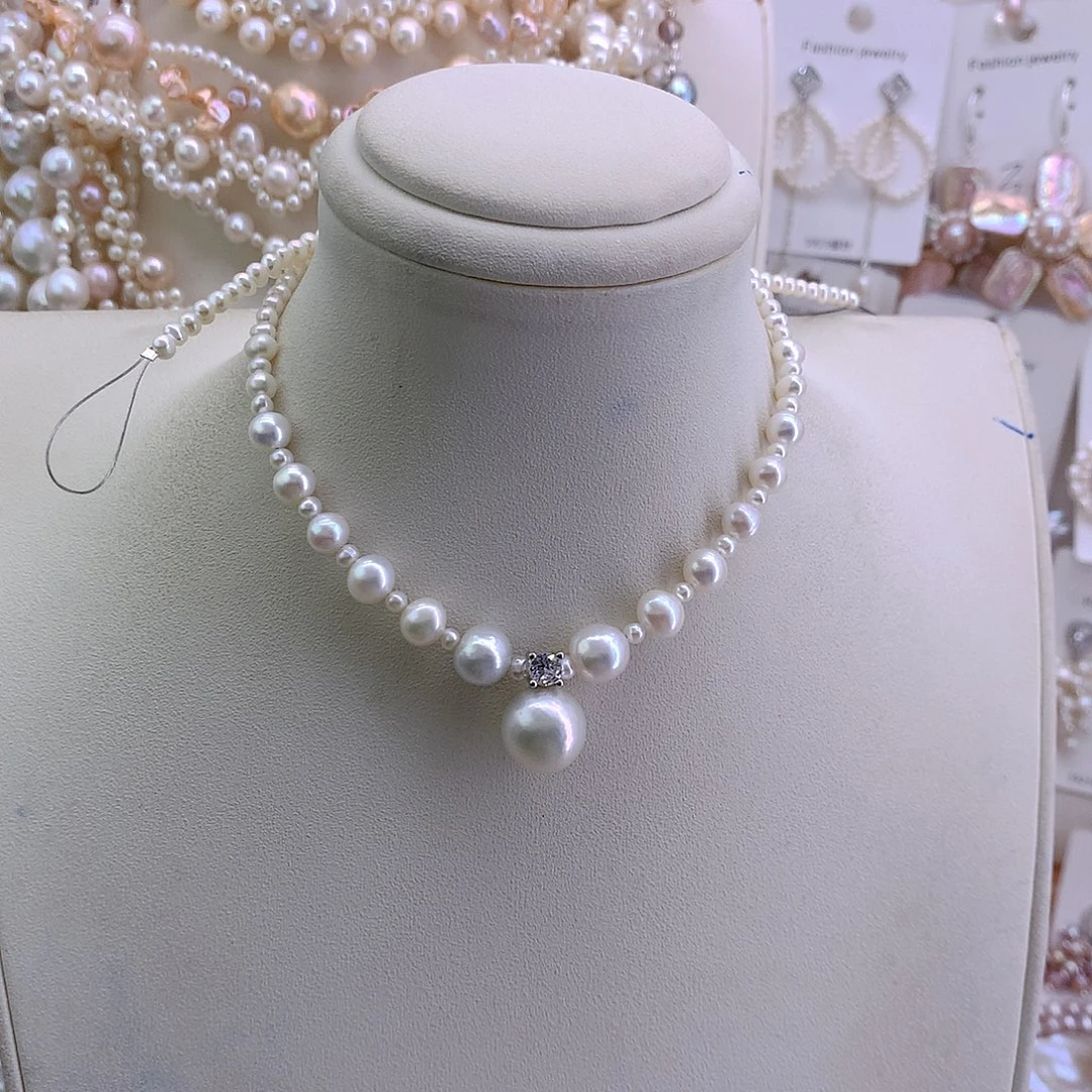 浪***人淡水珍珠未镶嵌项链