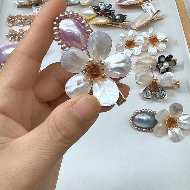 未镶嵌发饰淡水珍珠
