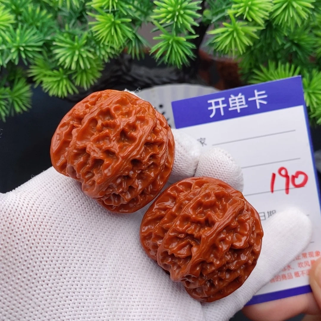 文玩核桃把件40苹果园190