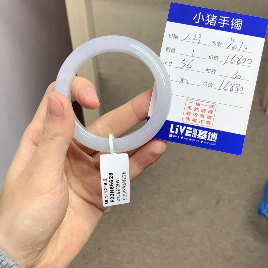 翡翠手镯未镶嵌花*