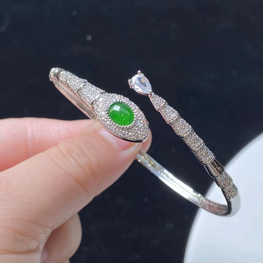 16192天然A货翡翠【手环】多样性发一个