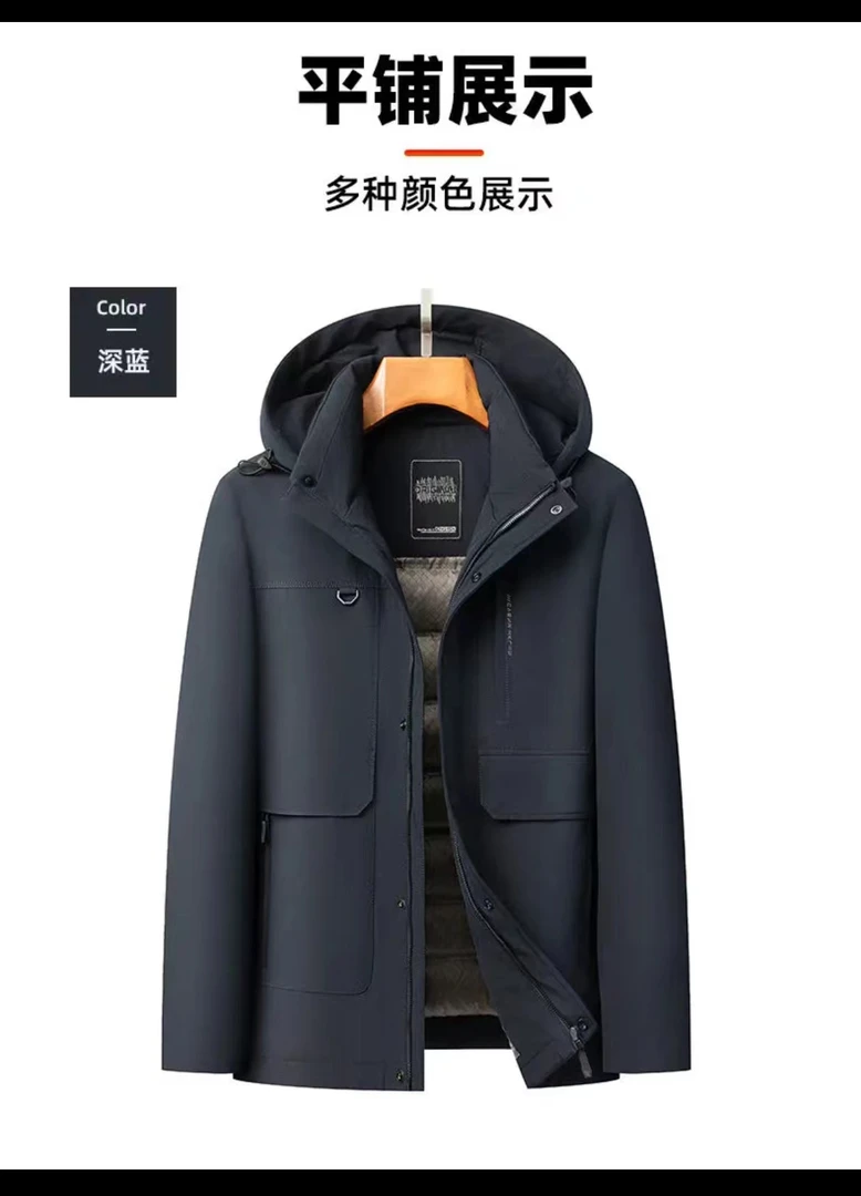 【特厚保暖五防】男士加厚棉衣防风耐磨速热精品爸爸8811