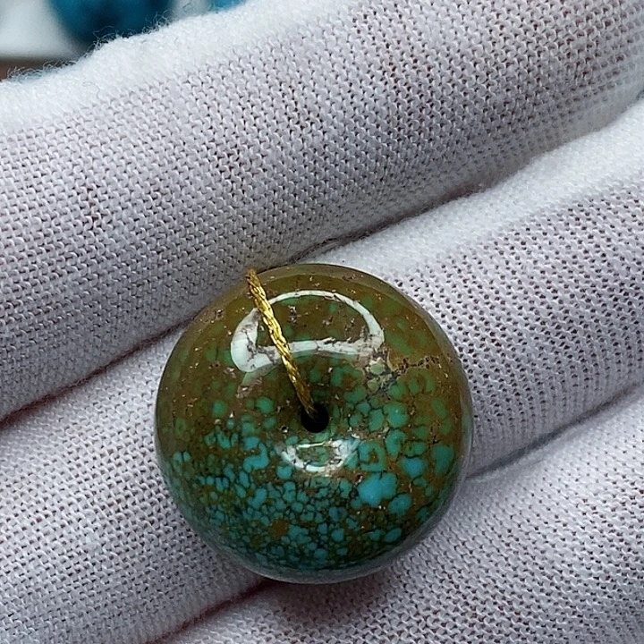 绿松石未镶嵌天然原矿 地大质检