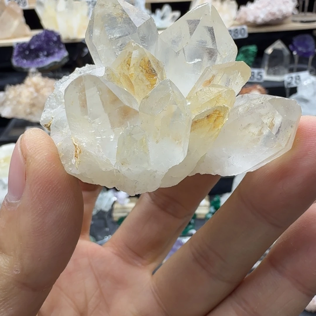 石材天然水晶摆件