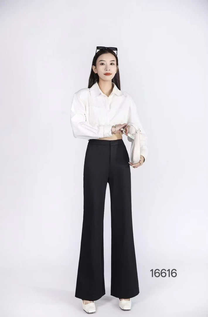 【2025】冰丝夏季新款高腰显瘦阔腿裤休闲百搭透气垂感直筒西裤女