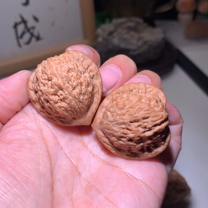 把件文玩核桃七步沟