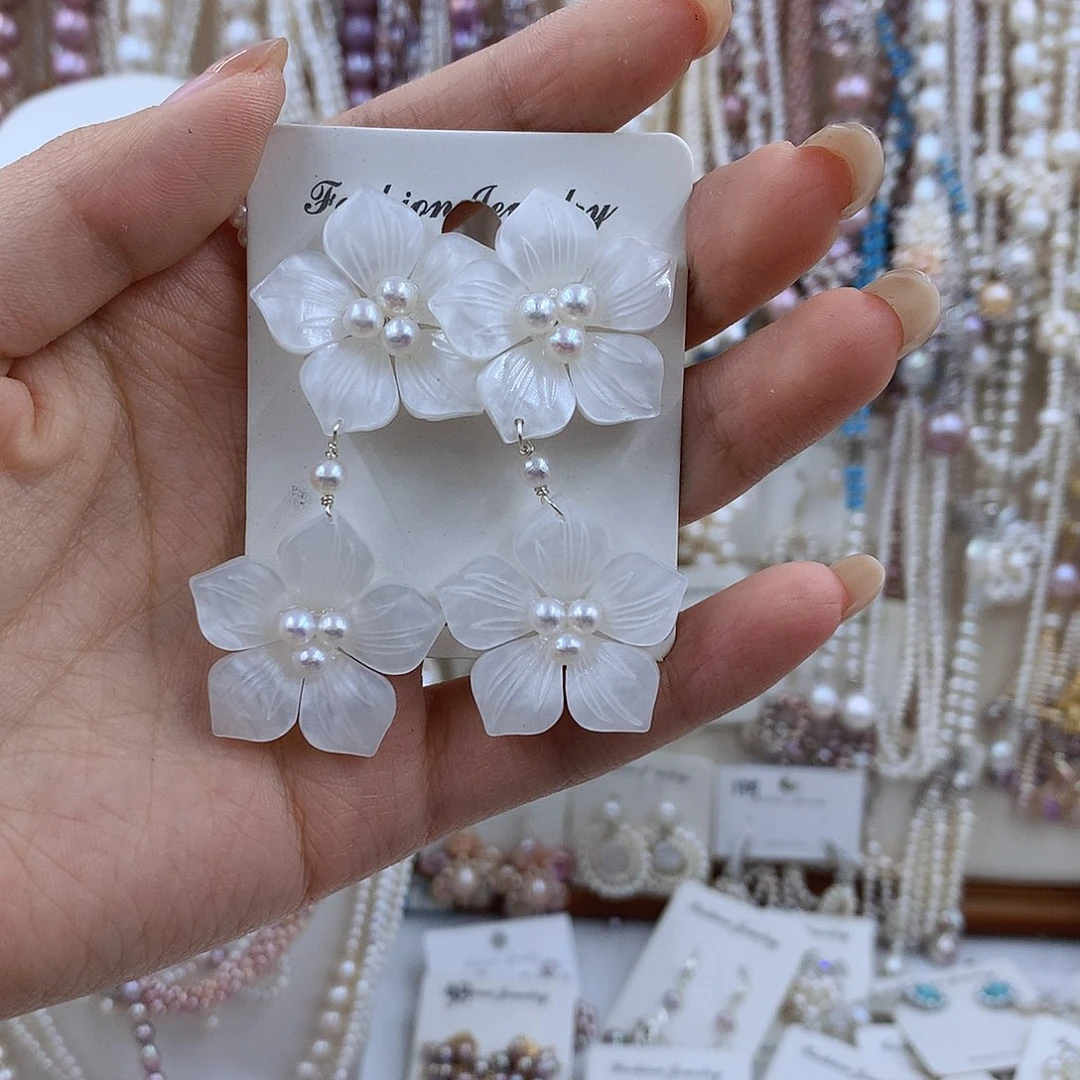 项链18K金镶嵌淡水珍珠