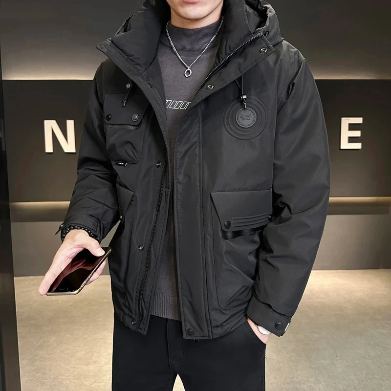 罗杰宾利棉服工装冬季防寒保暖连帽冲锋加厚外套866720