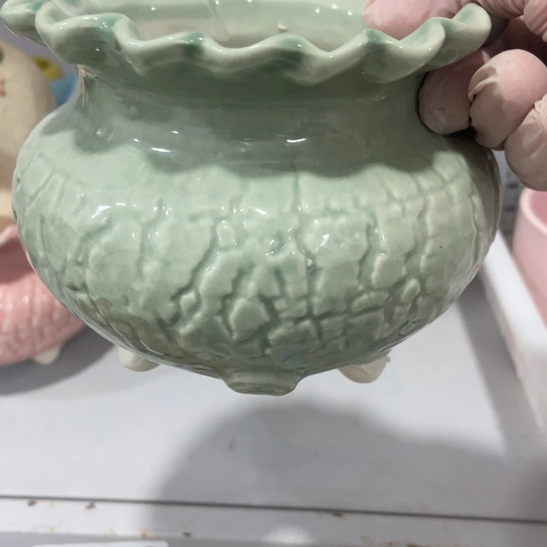 红陶高温陶瓷花盆