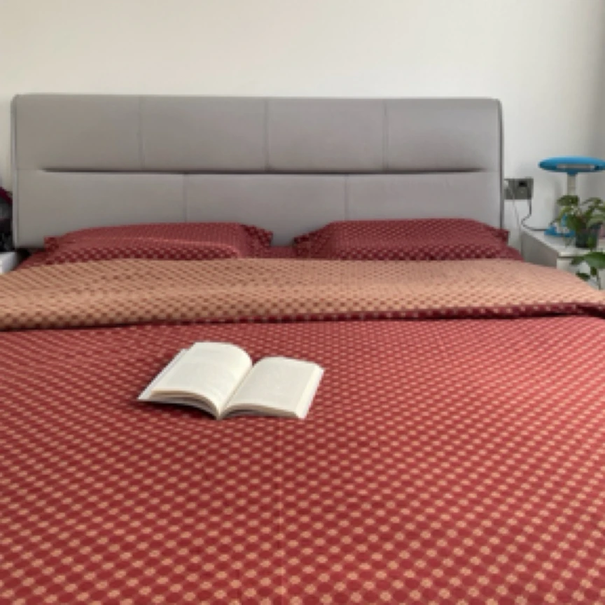 【安克拉红】2025年新款A类双层纱四件套柔软舒适