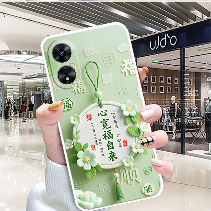适用OPPOA1活力版手机壳PHJ110全包边防摔保护套男中国风硅胶软壳