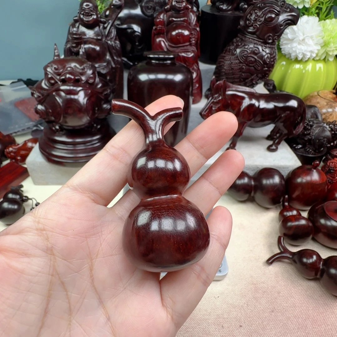 胡***恺把件小叶紫檀葫芦