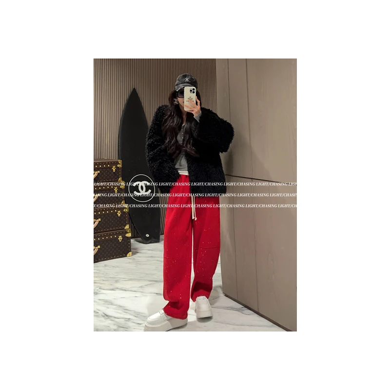 【CHASINGLIGHT】“璀璨星空裤”亮闪闪镰刀休闲裤 K1501/135号