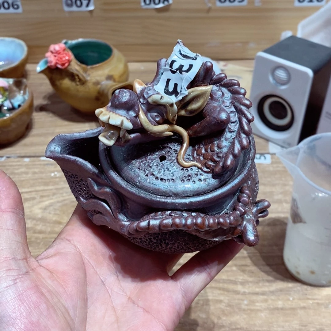 瑕疵，柴烧茶具陶瓷杯子