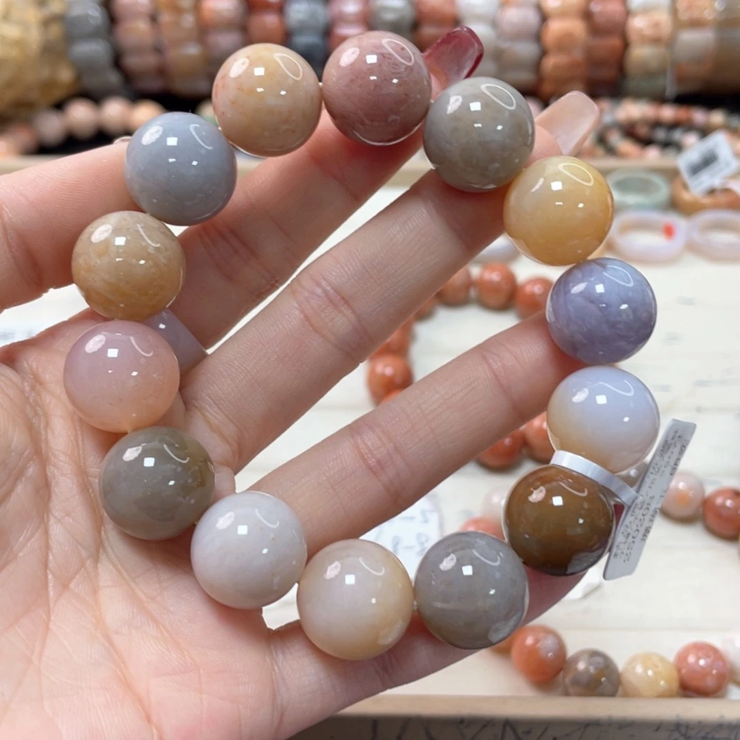 硅化珊瑚（珊瑚玉）手链未镶嵌?****?353